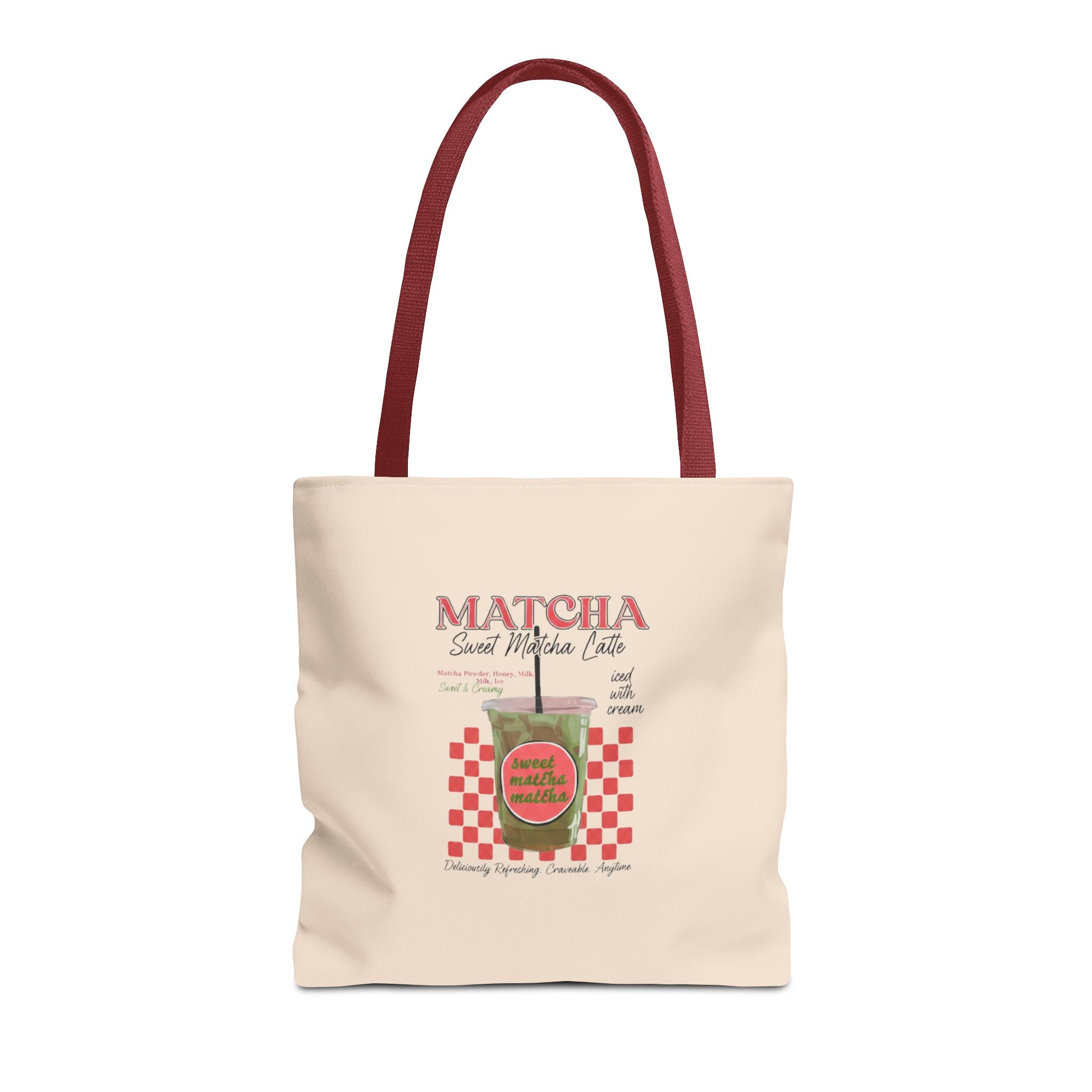 Retro 'Matcha Sweet Matcha Life' Reusable Grocery & Coffee Bag