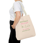 Zen Moment, Peaceful Mind Canvas Tote