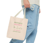 Zen Moment, Peaceful Mind Canvas Tote