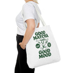 "Good Matcha Good Mood" Reusable Grocery & Coffee Lover Tote