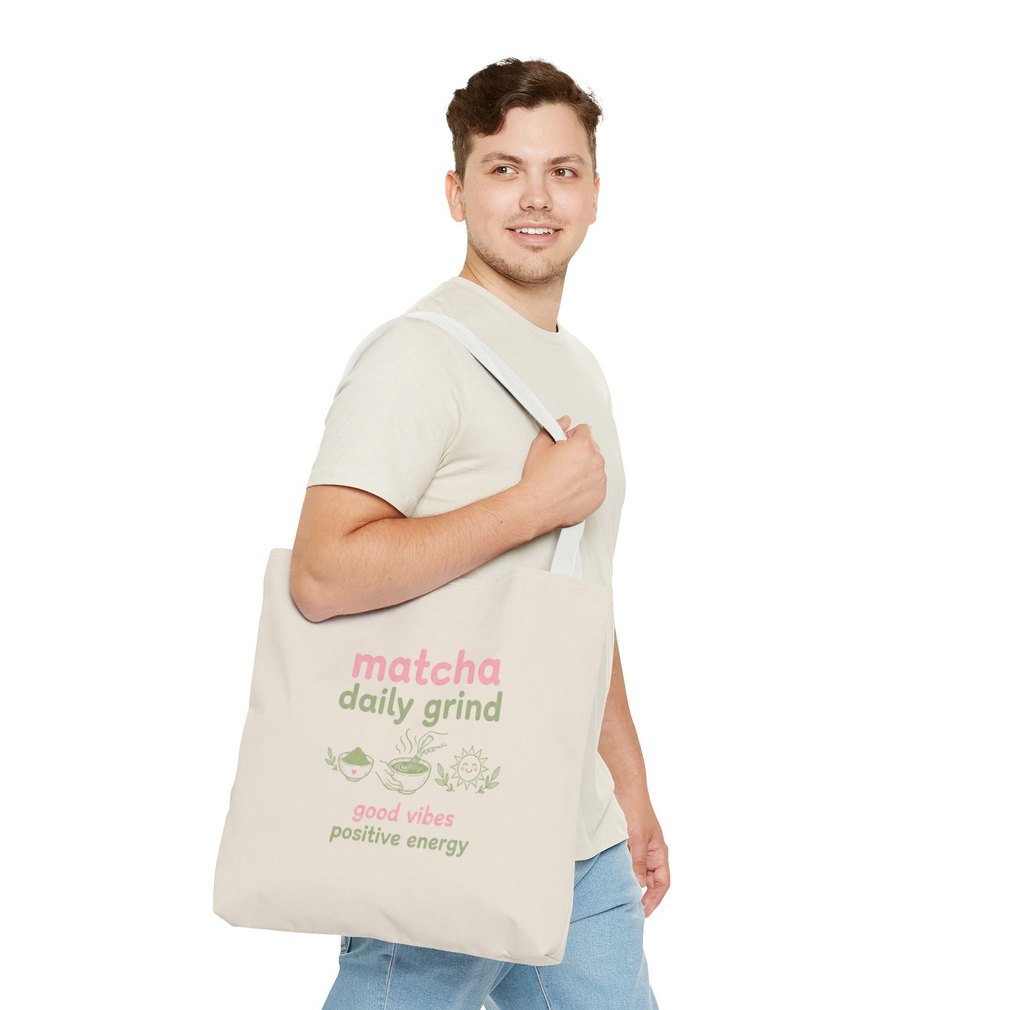 "matcha daily grind" Good Vibes Eco Shopper