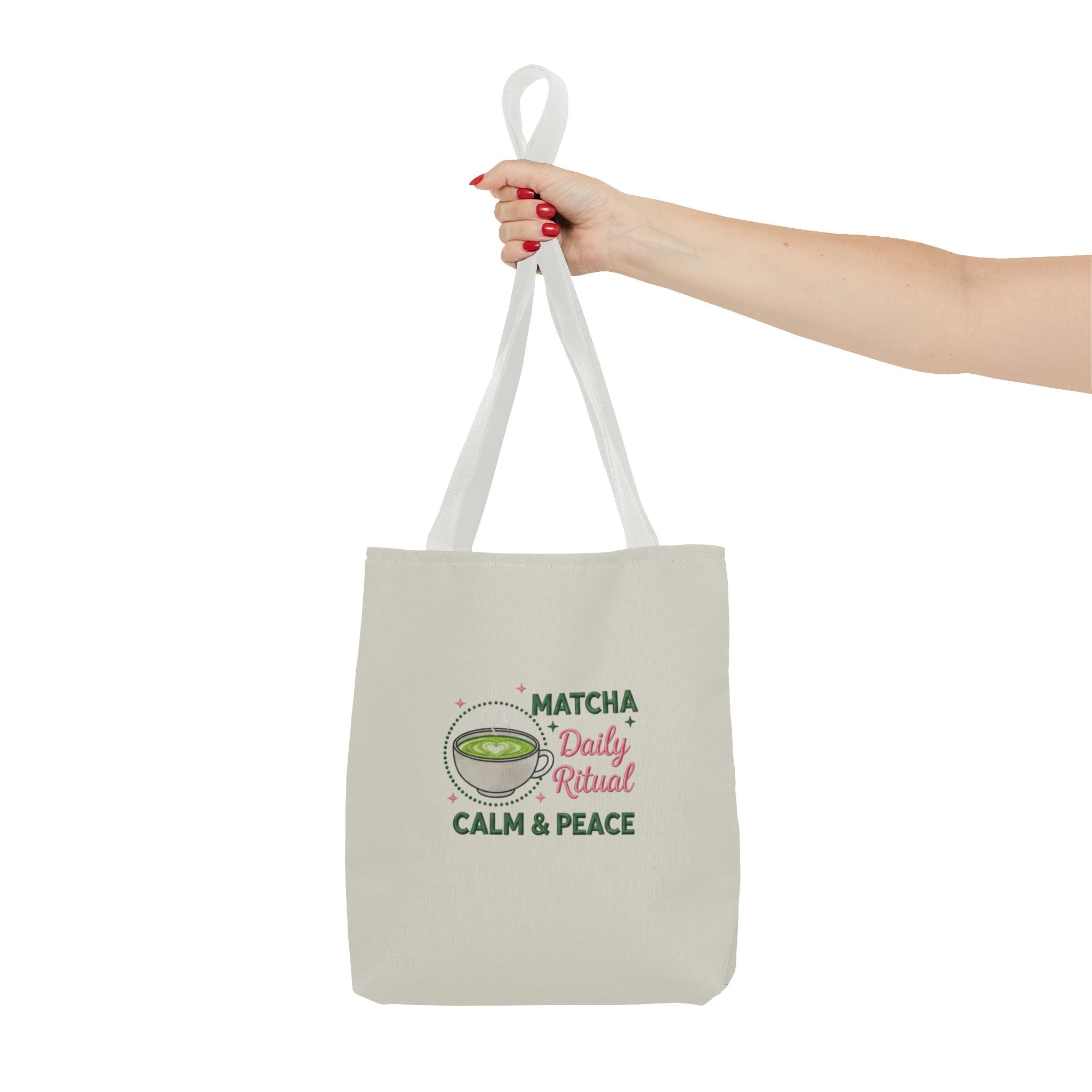 "Matcha Daily Ritual: Calm & Peace" Reusable Grocery & Tea Lover Gift