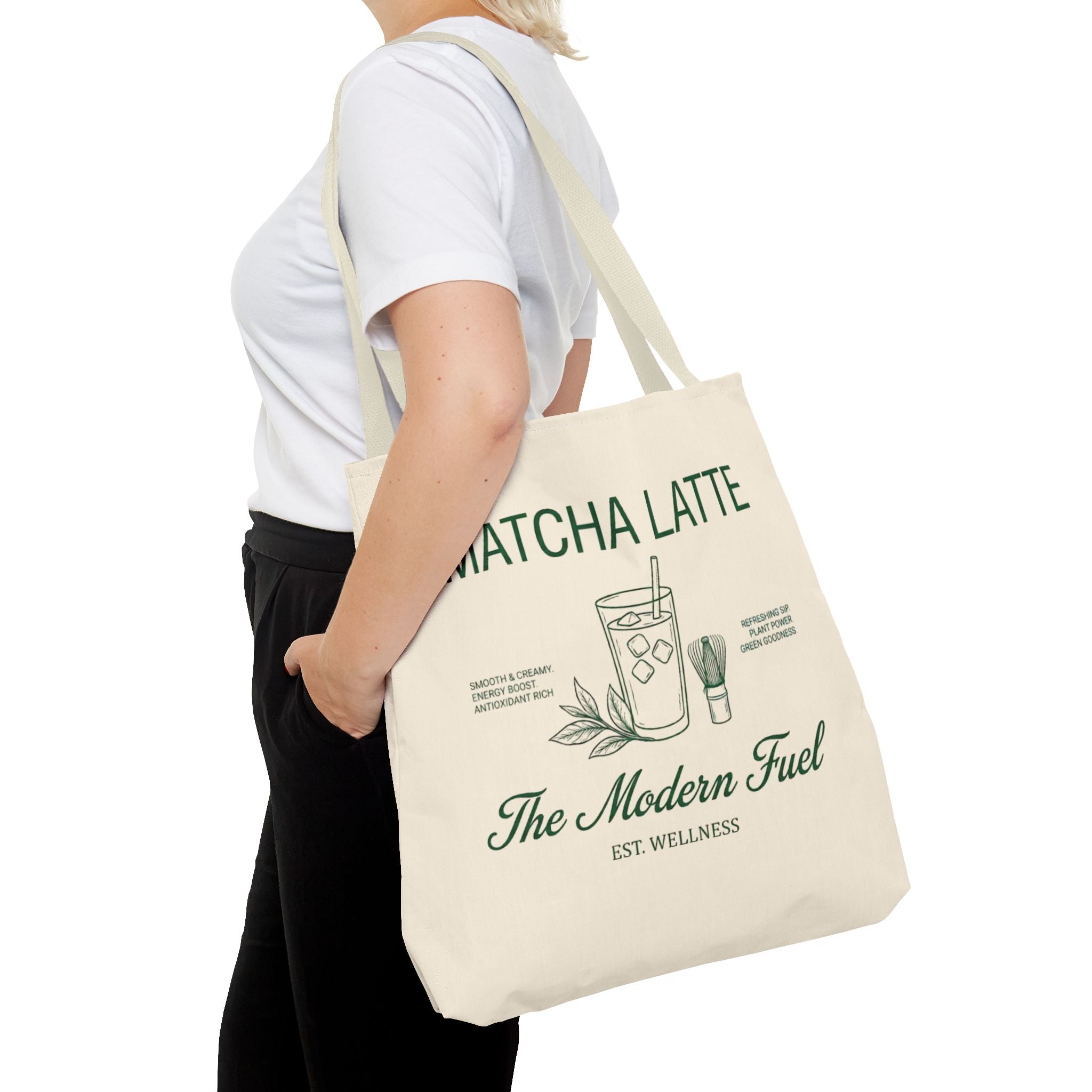 Matcha Latte Tote Bag