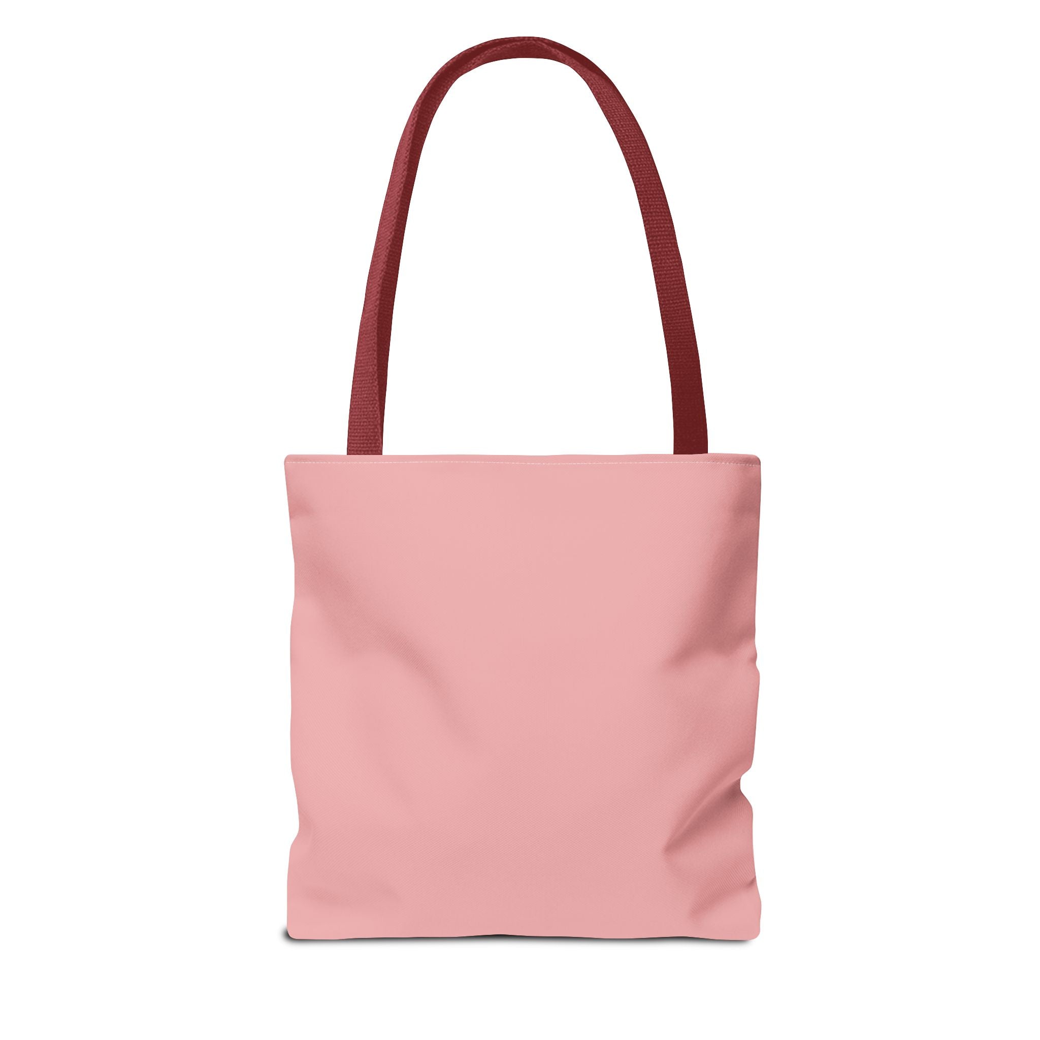 "Matcha Everything" Pink All-Over-Print Shoulder Tote