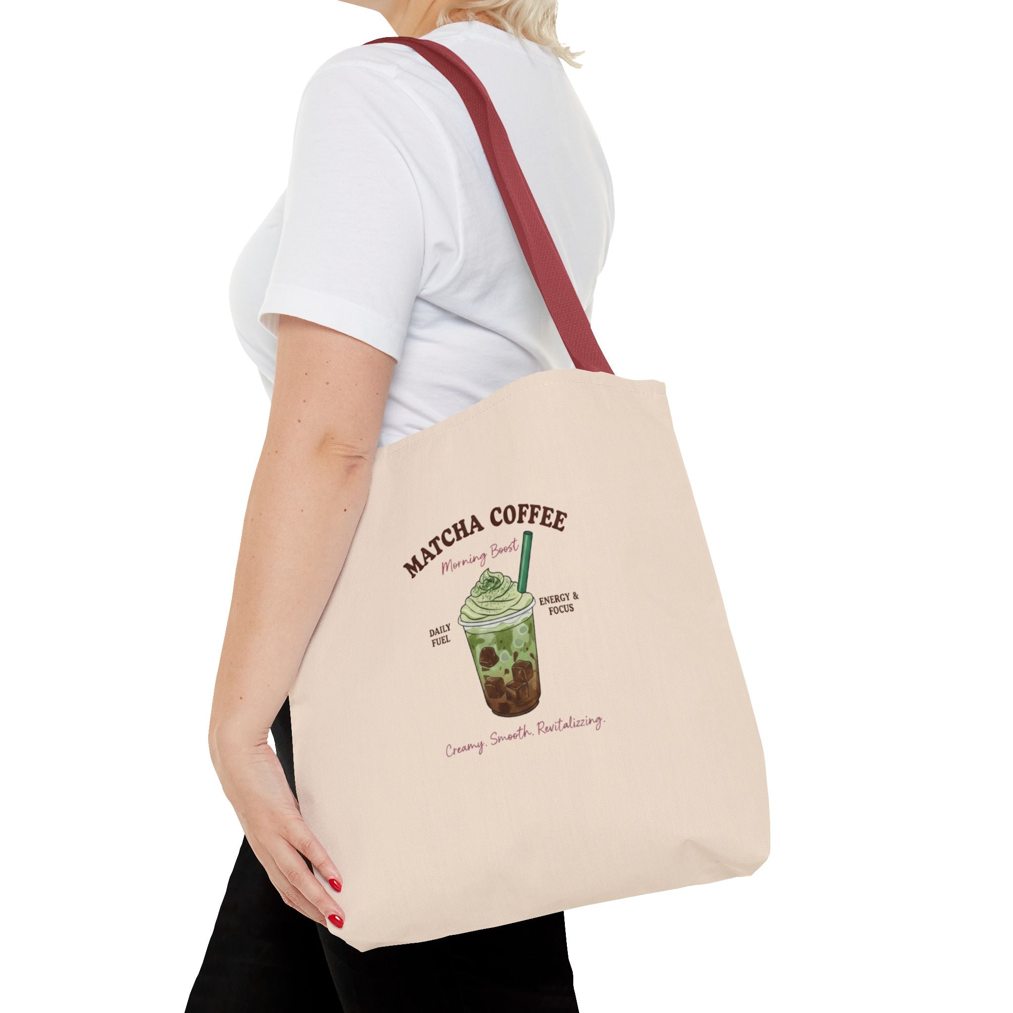 Iced Matcha Boba Illustration Eco Shopper