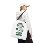 "Good Matcha Good Mood" Reusable Grocery & Coffee Lover Tote