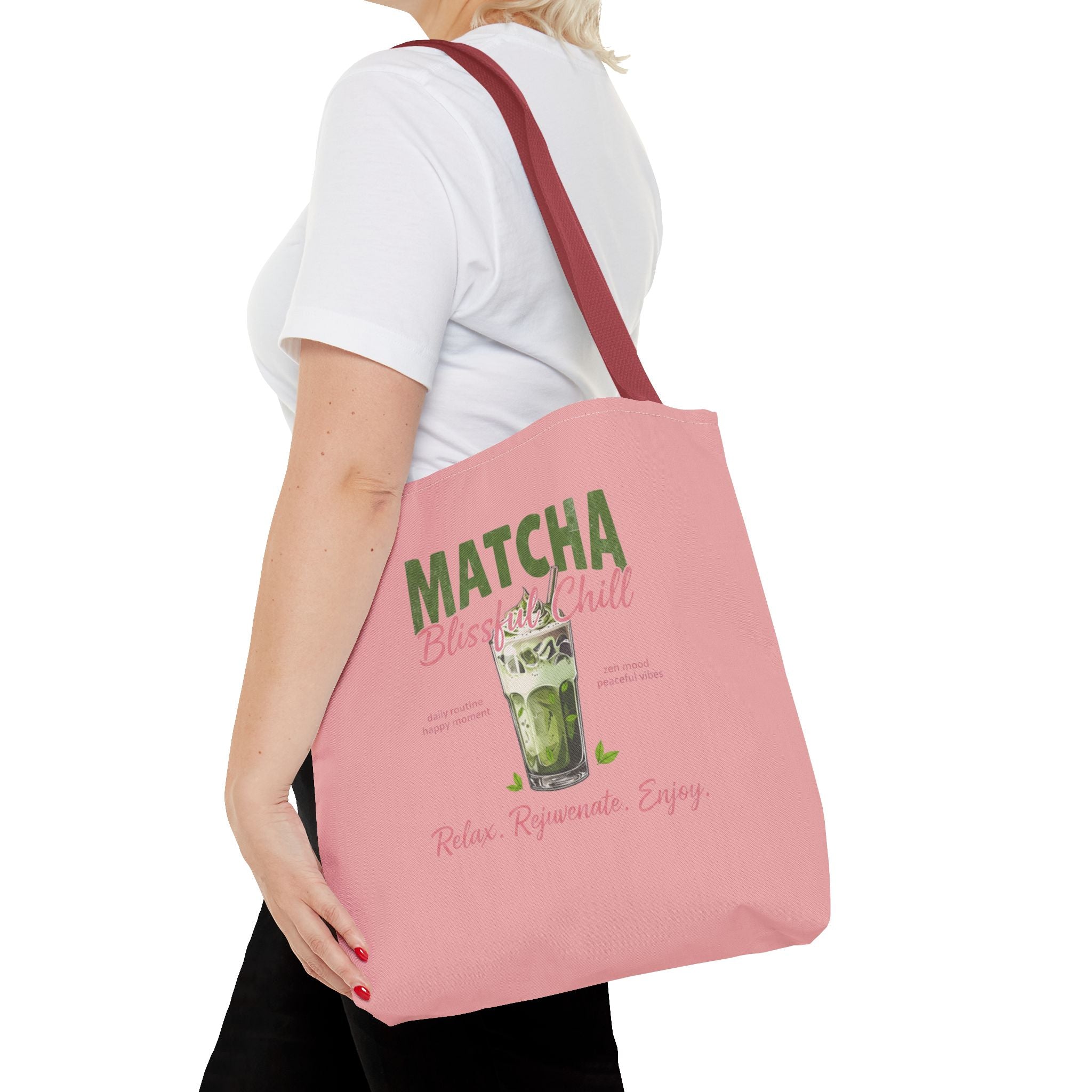 Pink Iced Matcha Design for Tea Lovers