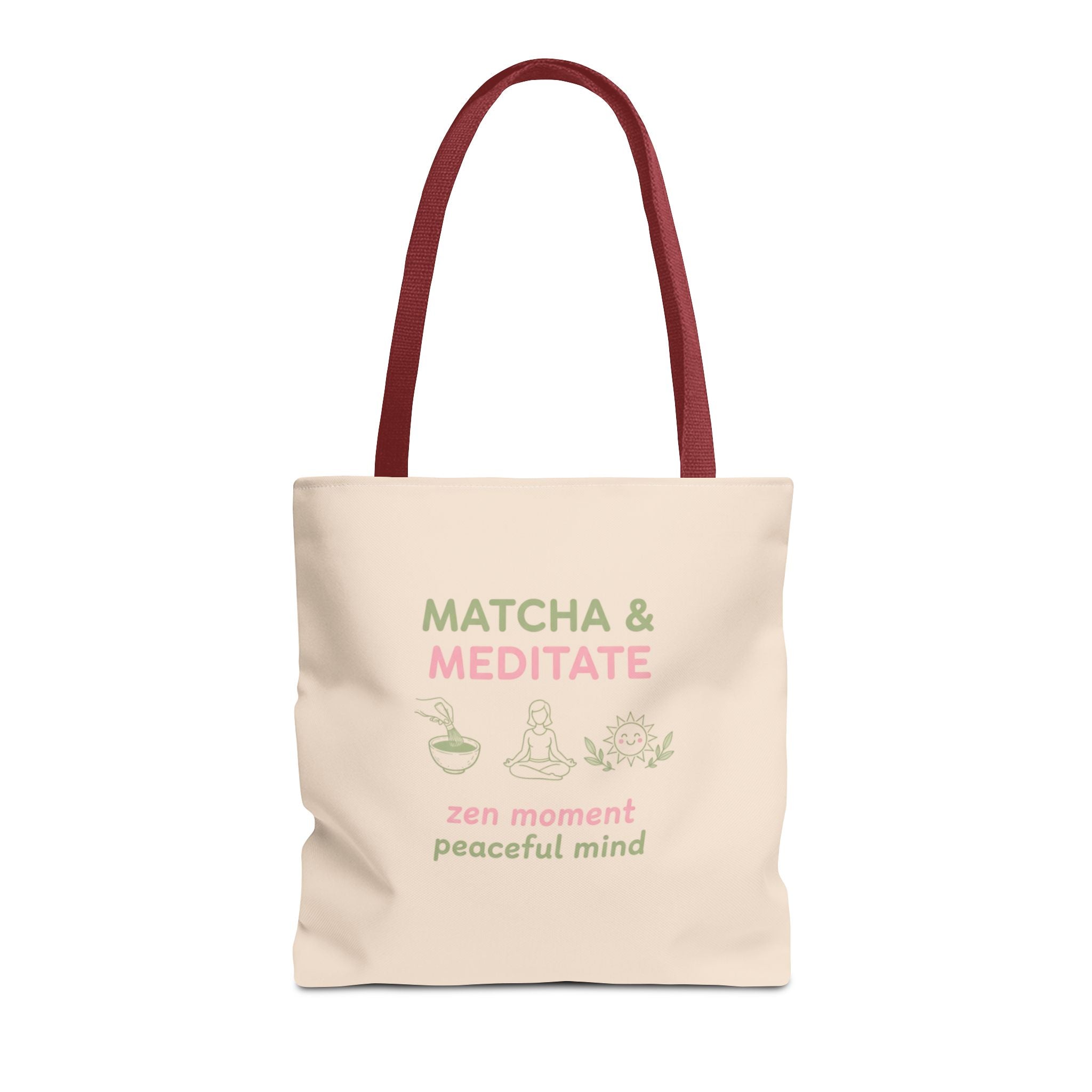 Zen Moment, Peaceful Mind Canvas Tote