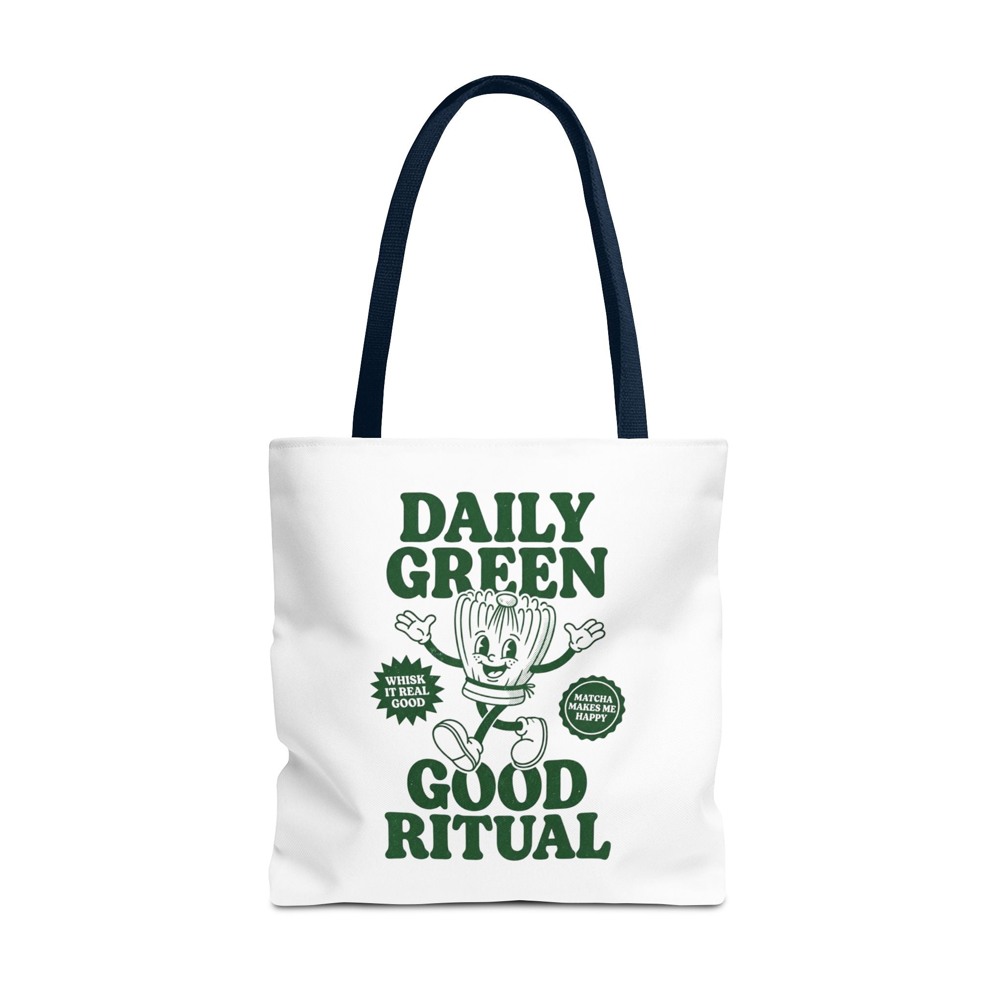 "Daily Green Good Ritual" Eco-Friendly Grocery Tote