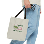 "Matcha Daily Ritual: Calm & Peace" Reusable Grocery & Tea Lover Gift