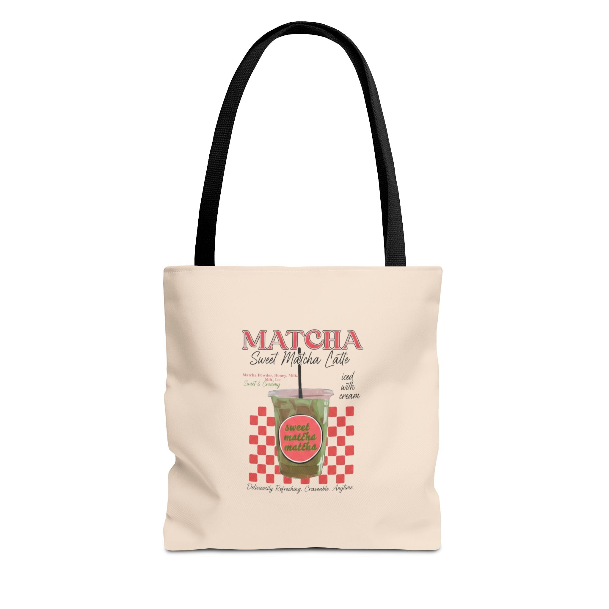 Retro 'Matcha Sweet Matcha Life' Reusable Grocery & Coffee Bag