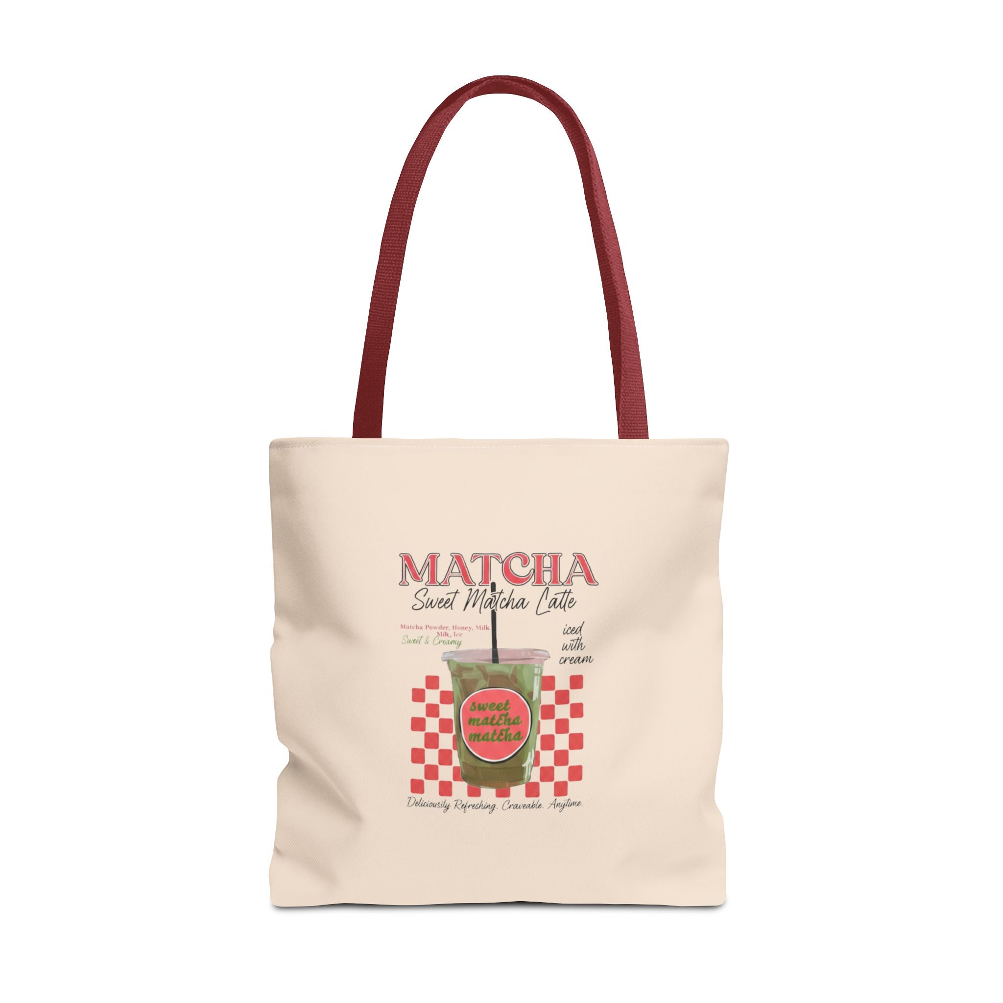 Retro 'Matcha Sweet Matcha Life' Reusable Grocery & Coffee Bag