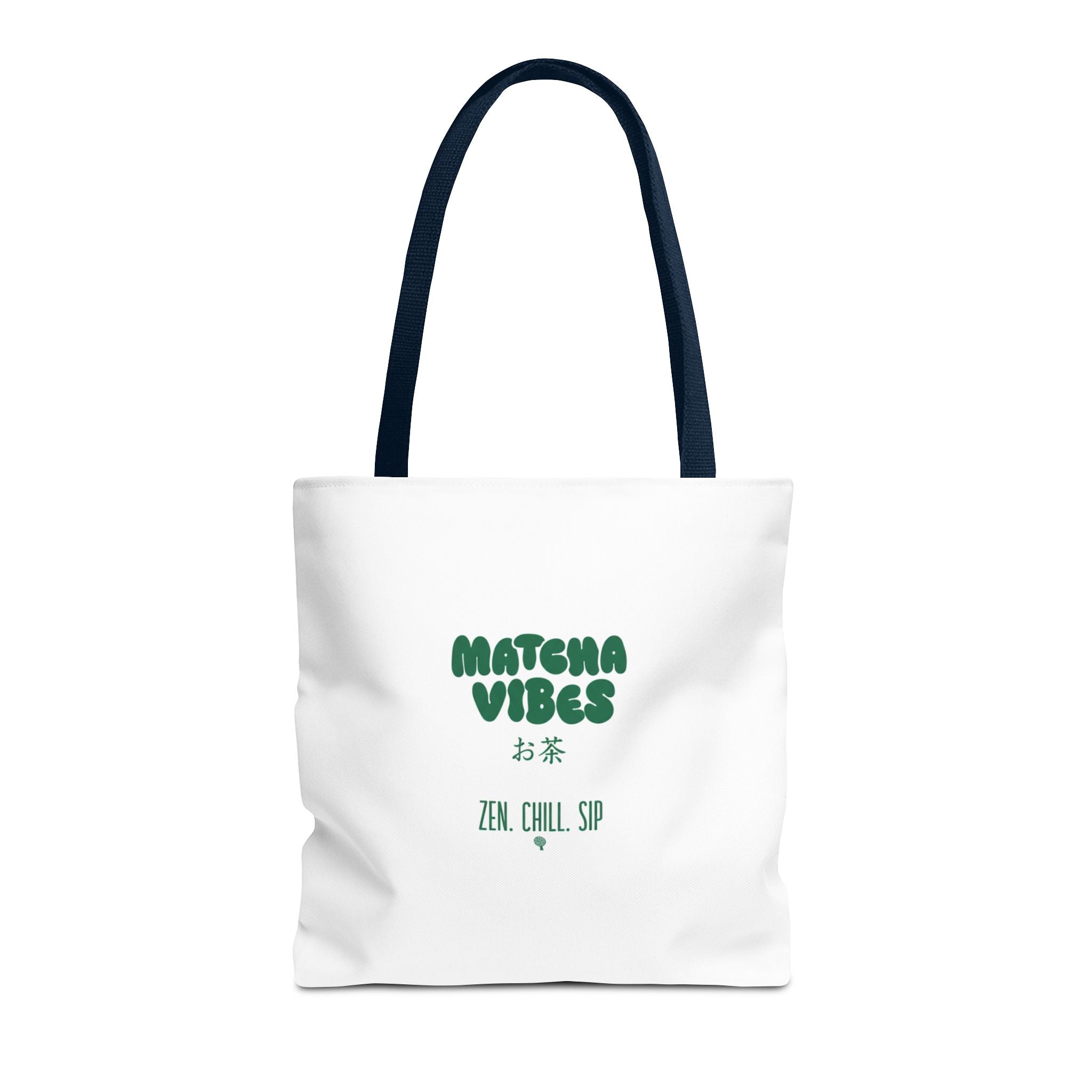 Zen Chill Sip Japanese Tea Canvas Tote