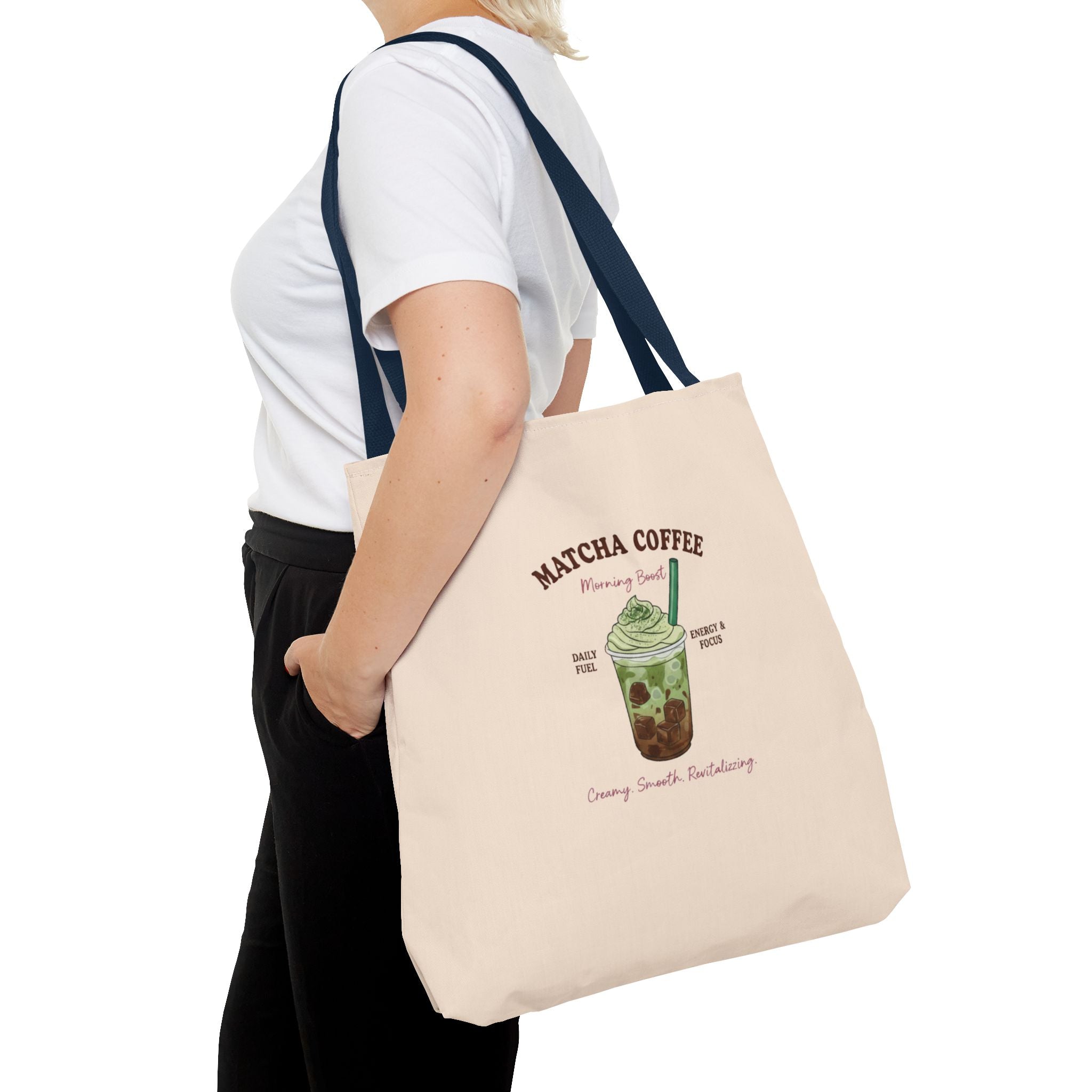 Iced Matcha Boba Illustration Eco Shopper