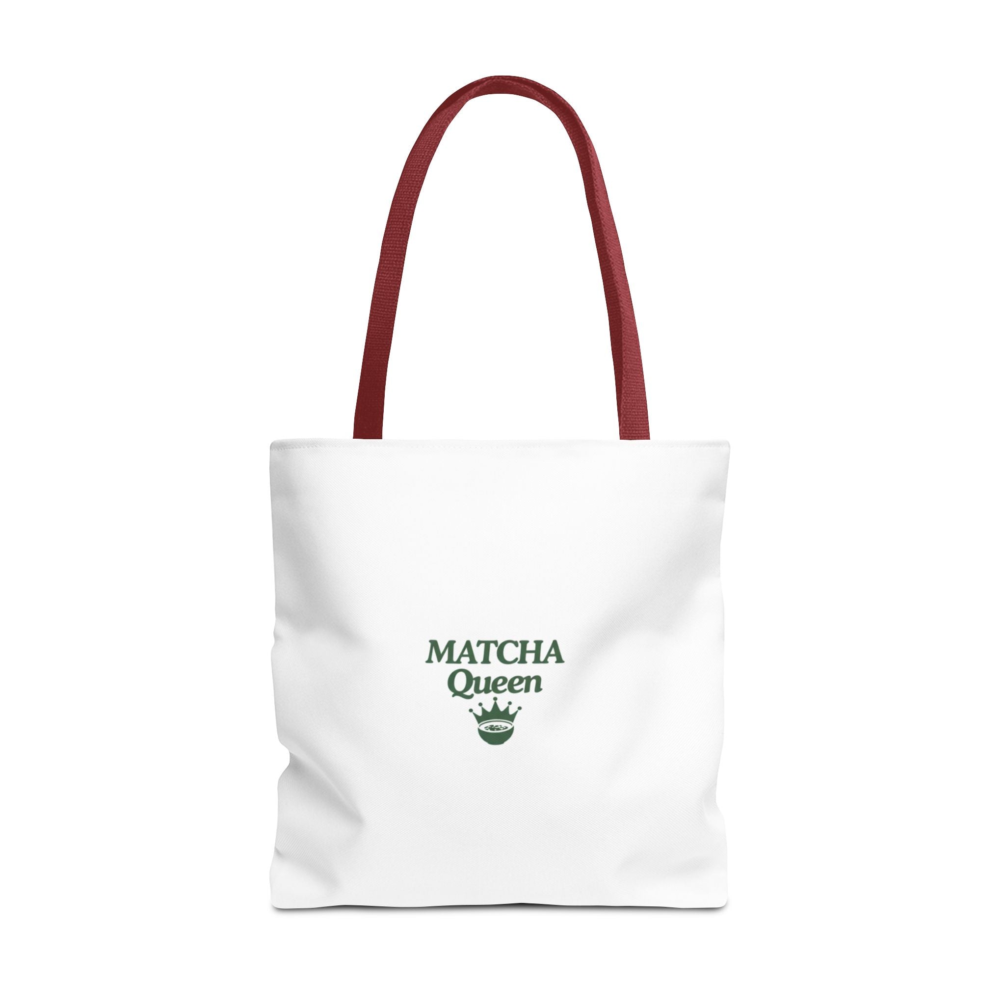 'Matcha Queen' Green Tea Lover Canvas Tote