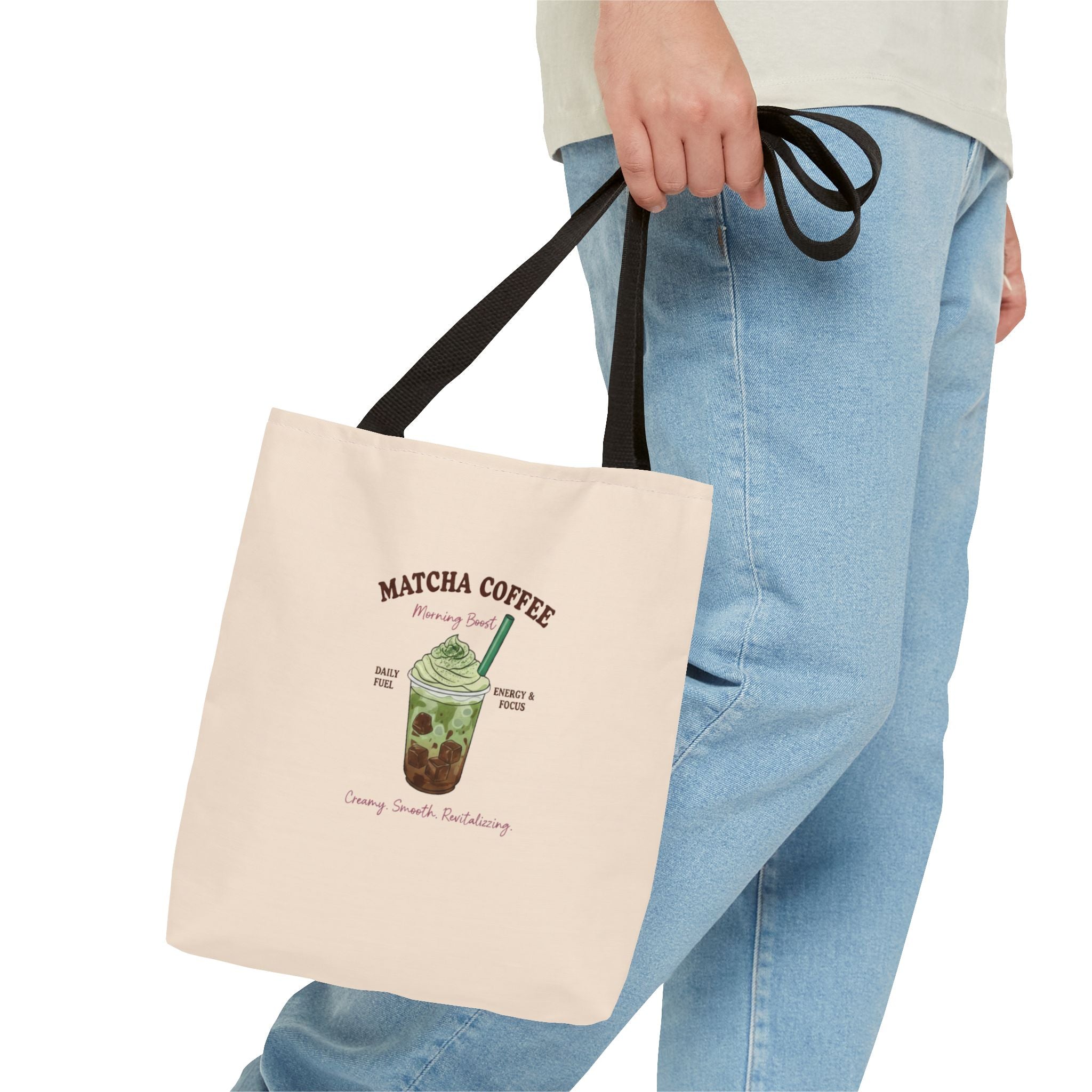 Iced Matcha Boba Illustration Eco Shopper