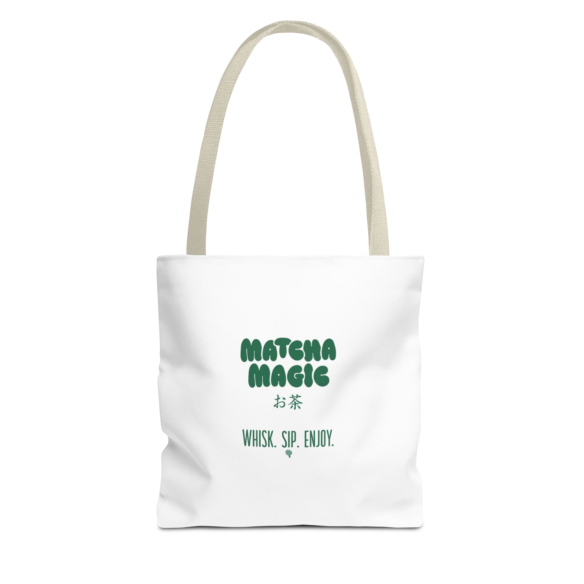 "Matcha Magic" Printed Reusable Grocery & Everyday Carry Tote