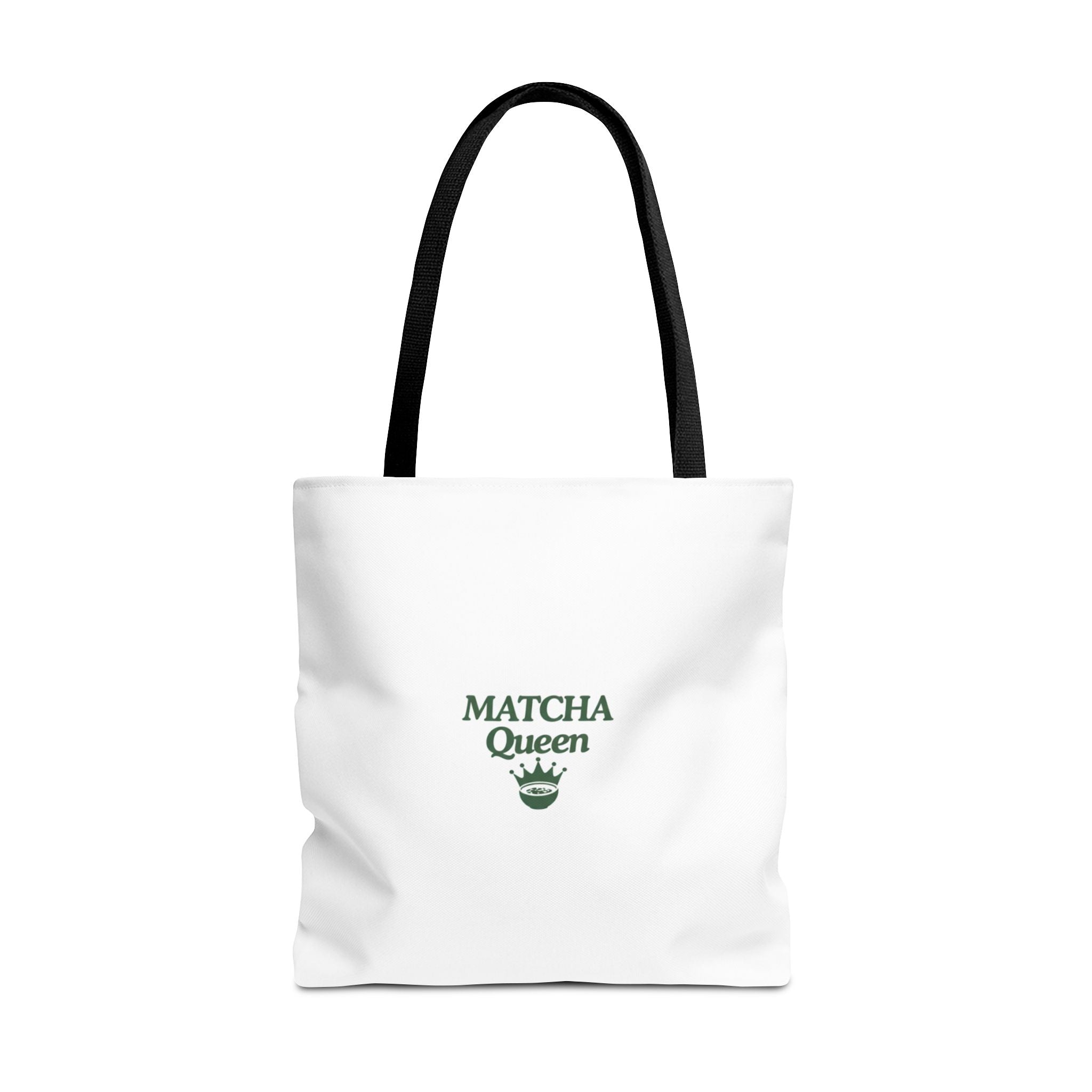 'Matcha Queen' Green Tea Lover Canvas Tote