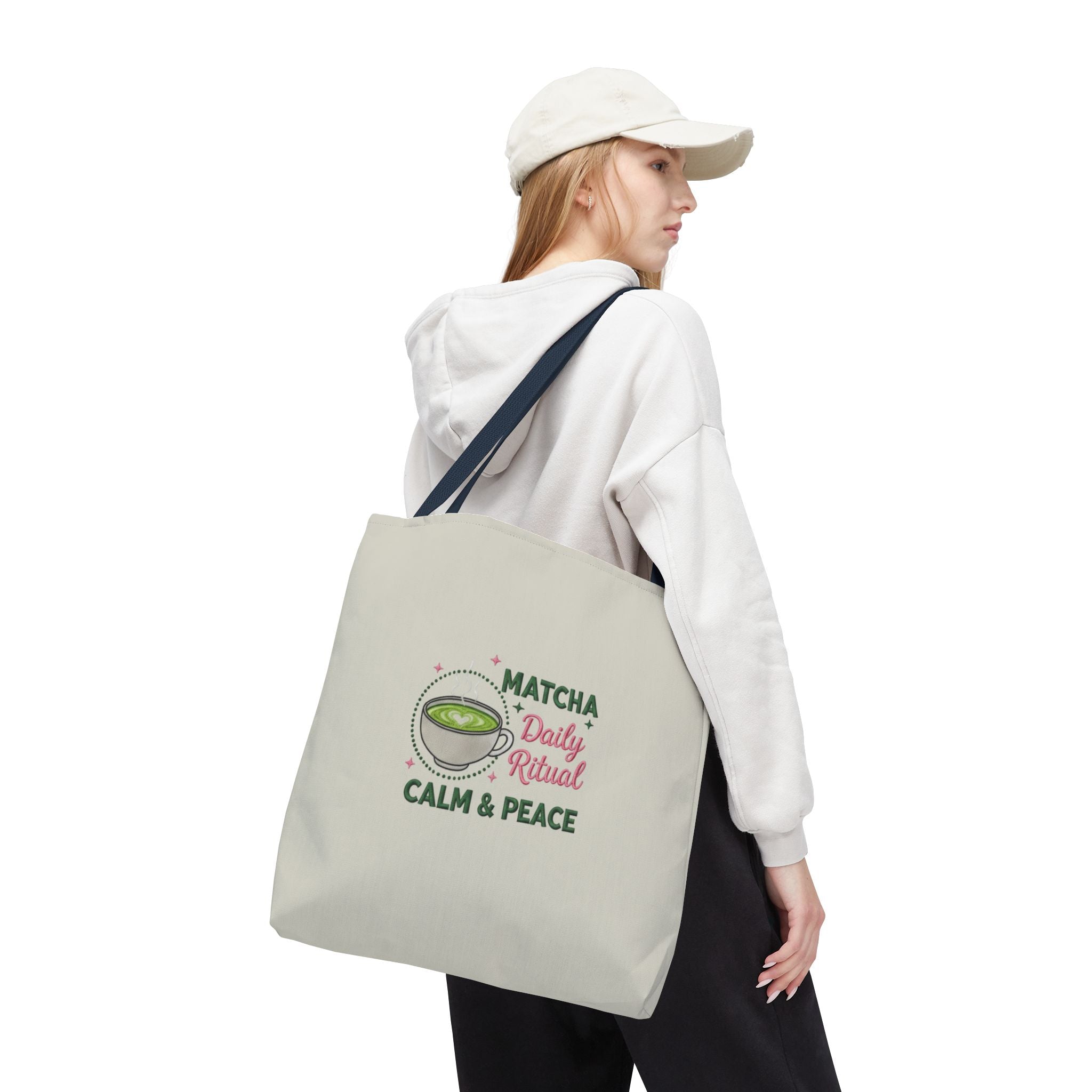 "Matcha Daily Ritual: Calm & Peace" Reusable Grocery & Tea Lover Gift
