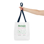 Eco Coffee Tea Shopper with 'Matcha: Fuel & Focus' Graphic