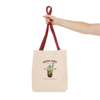 Iced Matcha Boba Illustration Eco Shopper