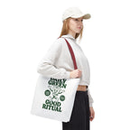"Daily Green Good Ritual" Eco-Friendly Grocery Tote