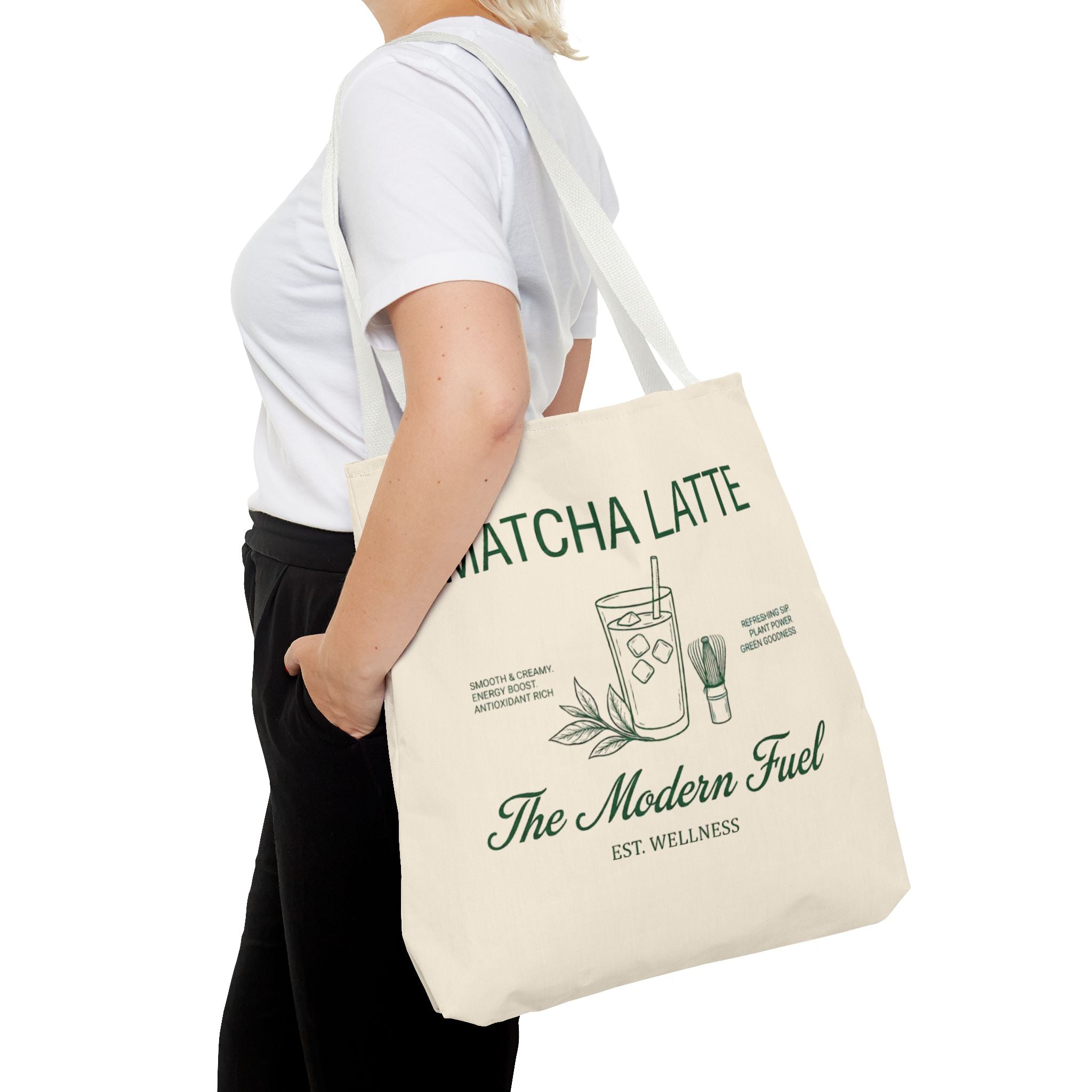 Matcha Latte Tote Bag