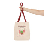 Retro Checker Iced Drink Graphic Tote