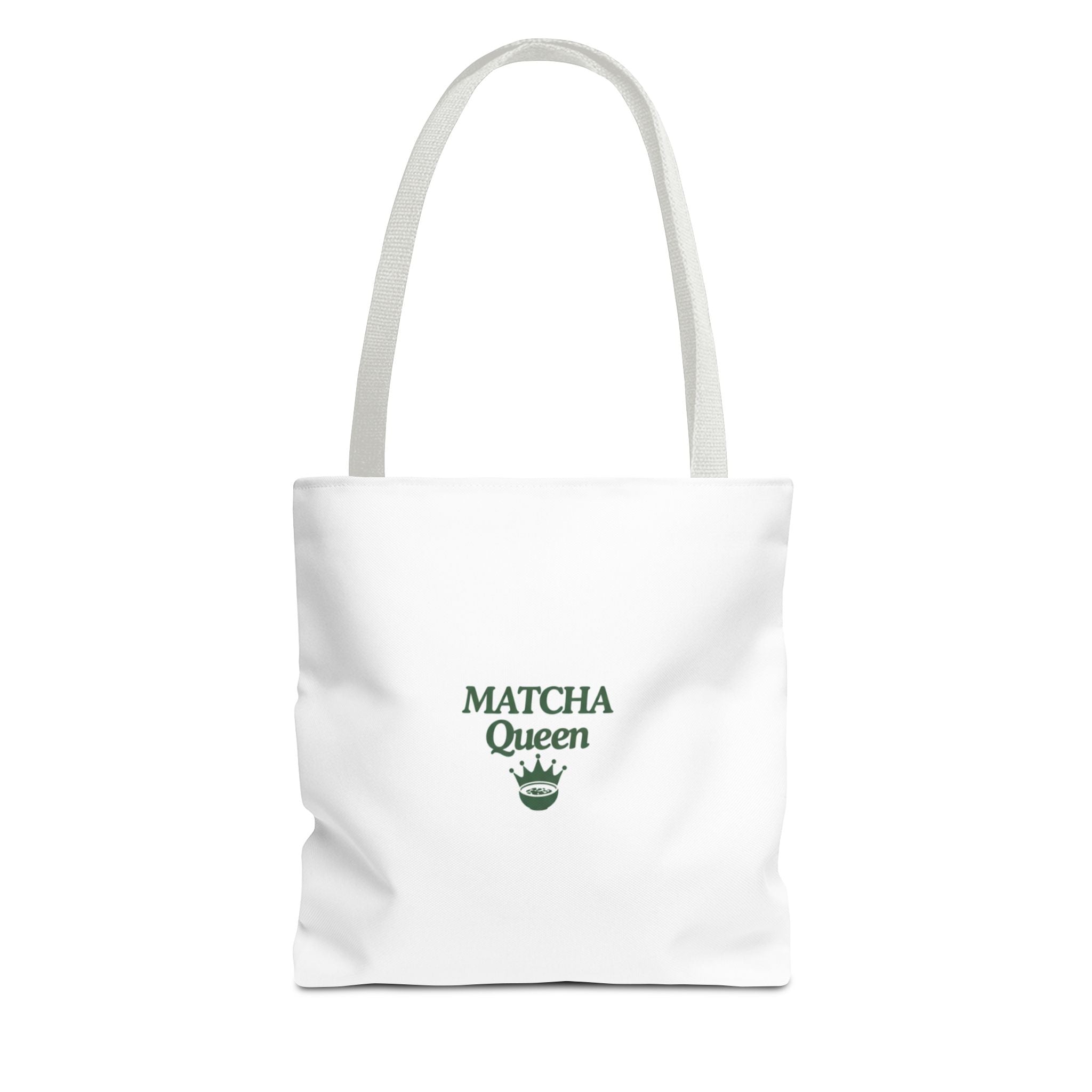 'Matcha Queen' Green Tea Lover Canvas Tote