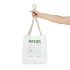 Eco Coffee Tea Shopper with 'Matcha: Fuel & Focus' Graphic