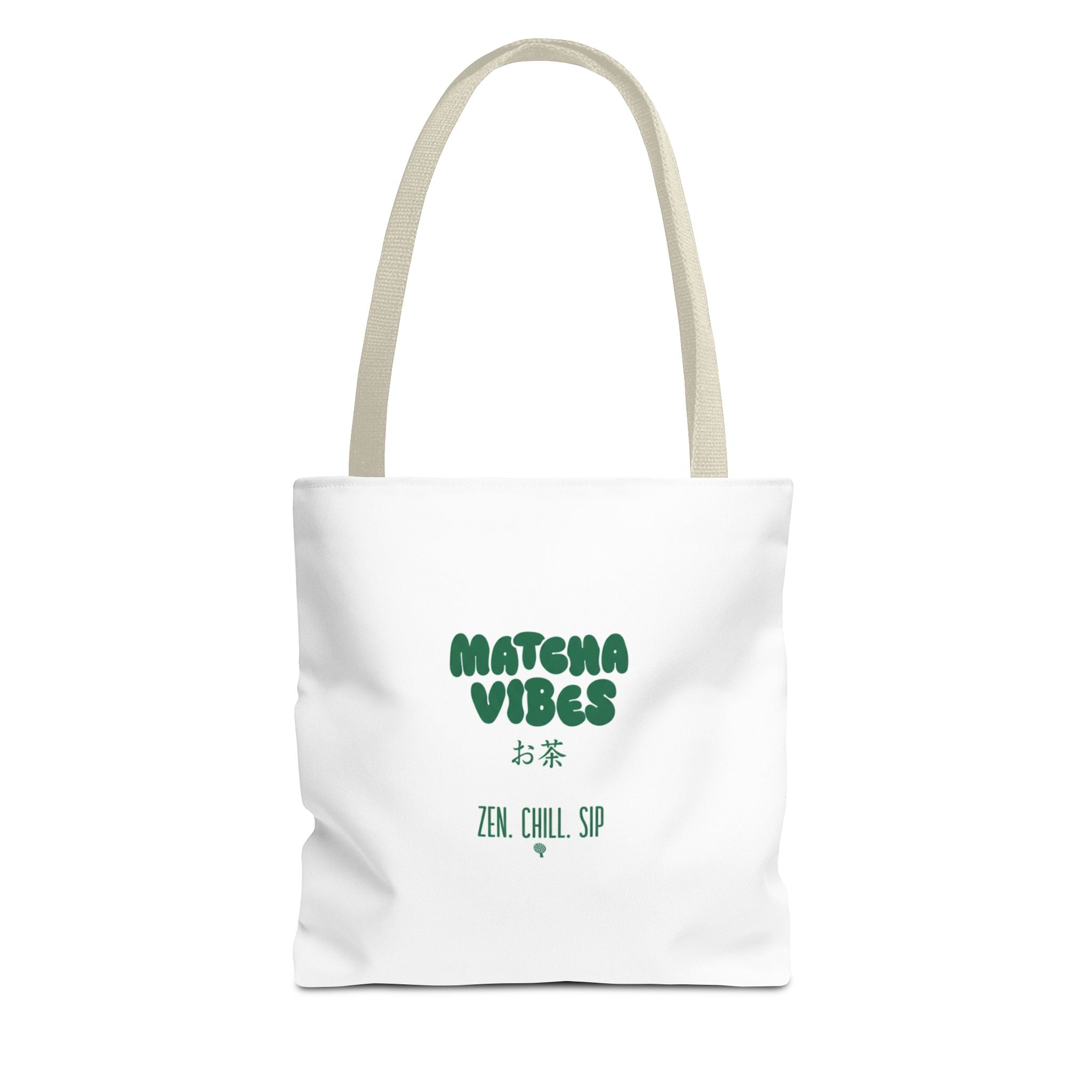 Zen Chill Sip Japanese Tea Canvas Tote