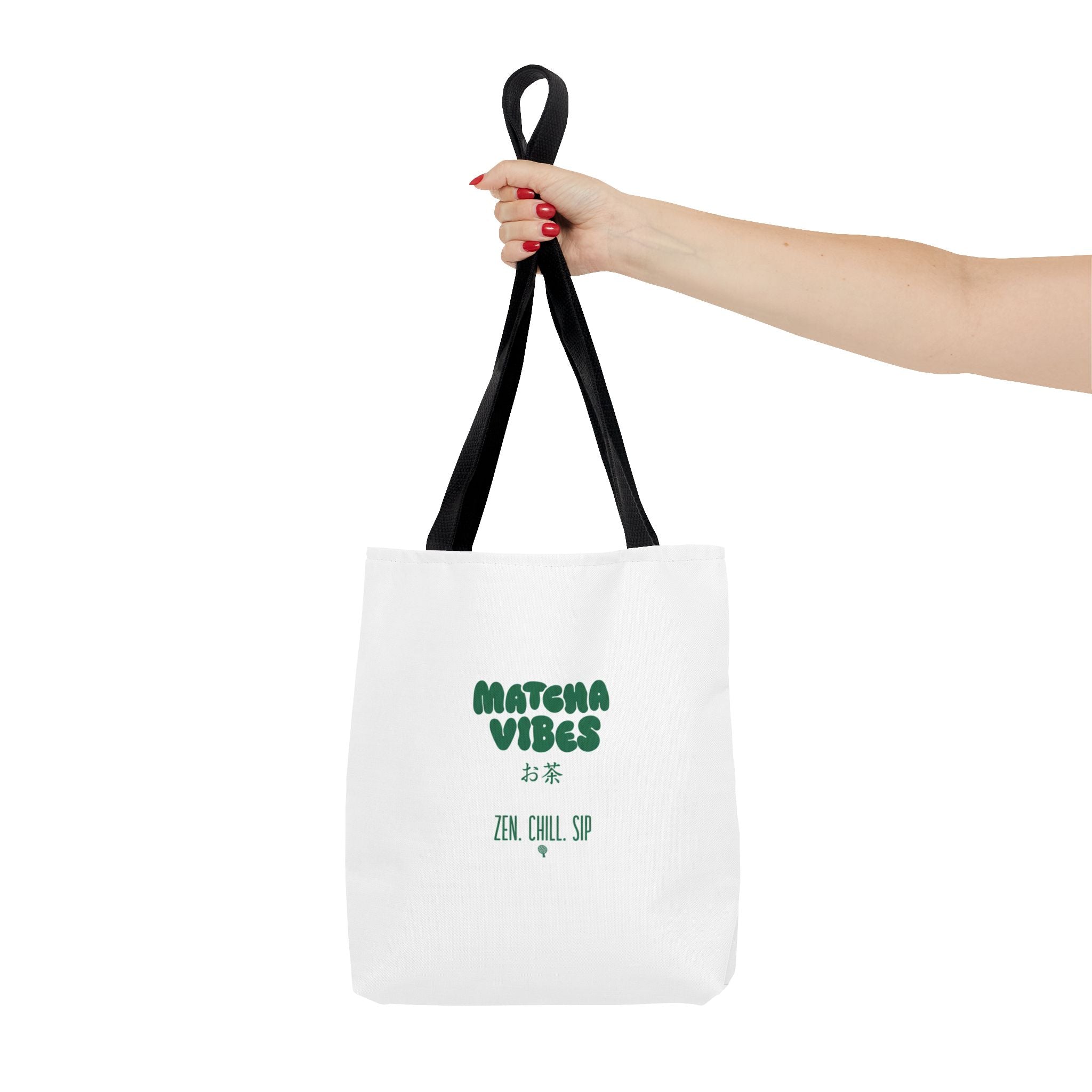 Zen Chill Sip Japanese Tea Canvas Tote