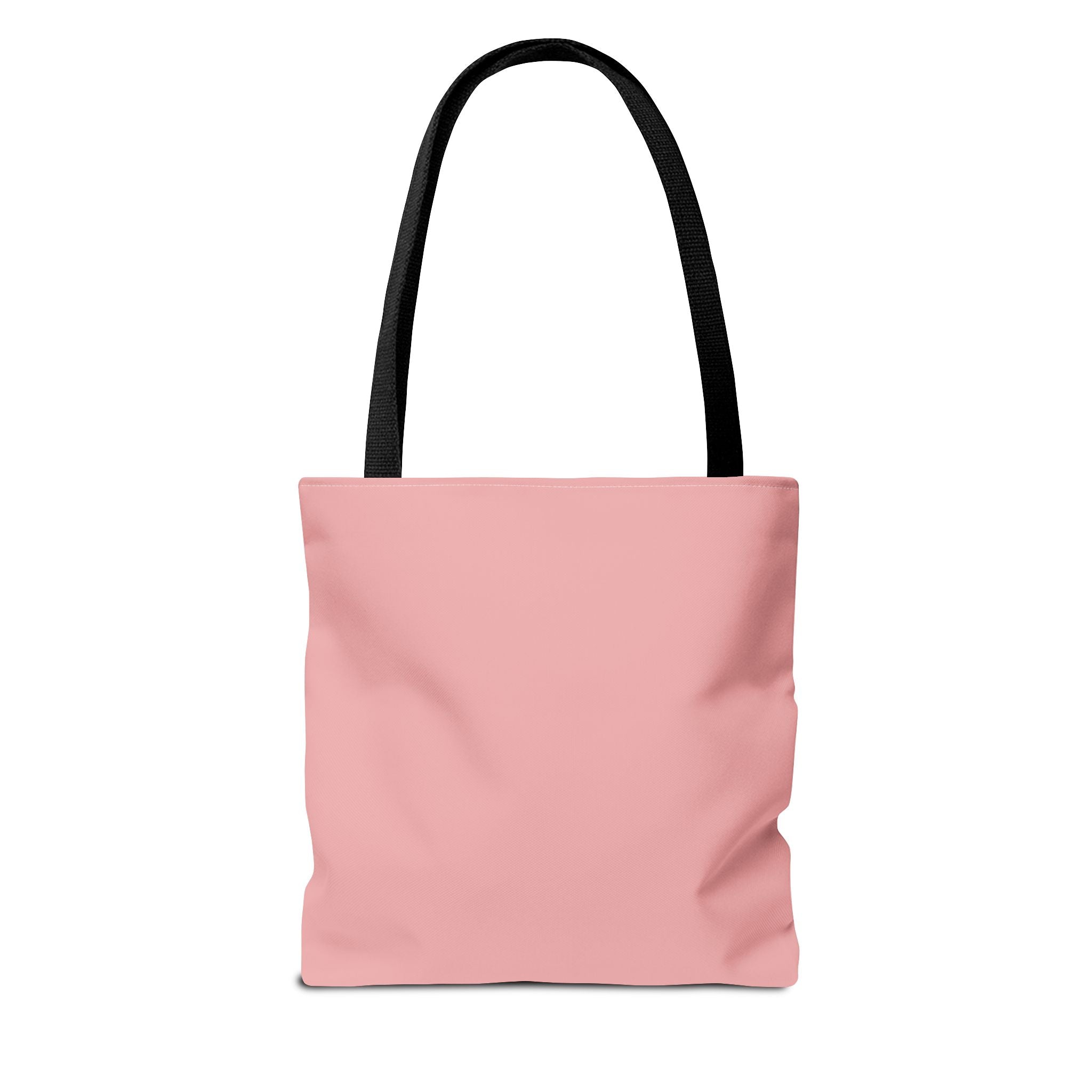"Matcha Everything" Pink All-Over-Print Shoulder Tote