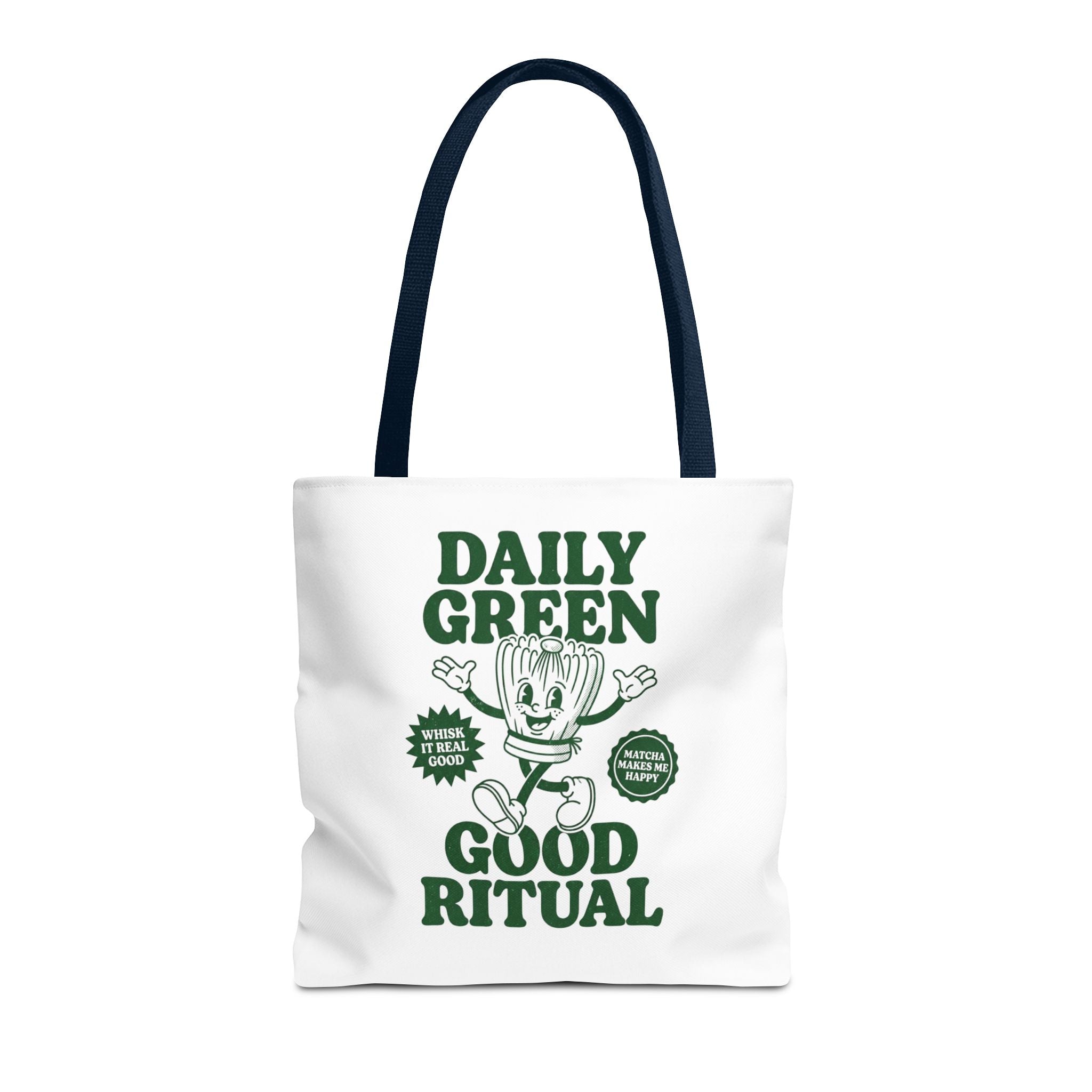 "Daily Green Good Ritual" Eco-Friendly Grocery Tote