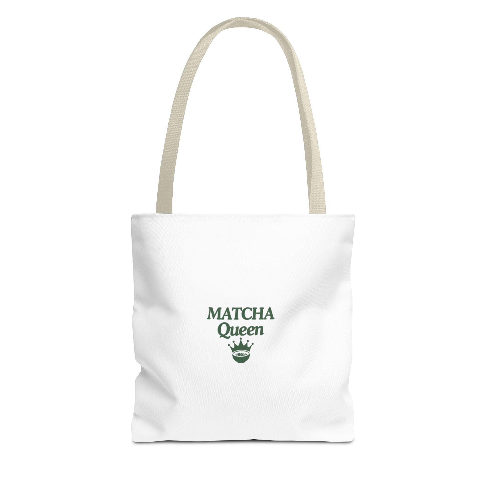 'Matcha Queen' Green Tea Lover Canvas Tote