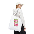 'Matcha Daily Ritual' Illustrated Tea Canvas Tote