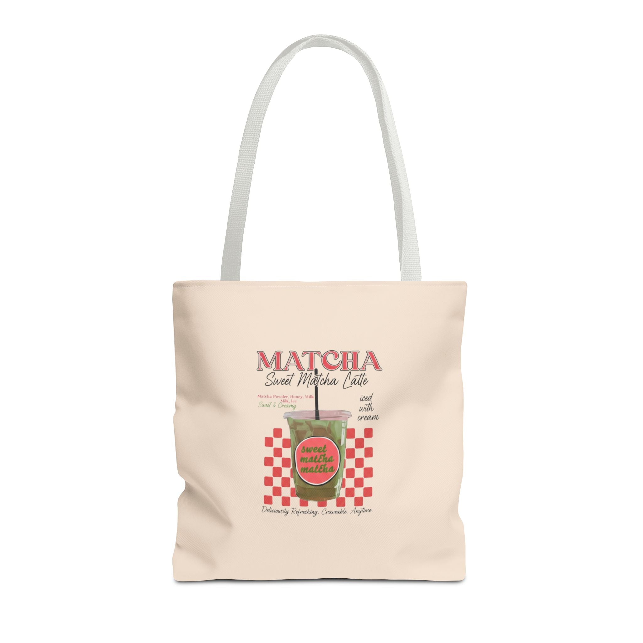 Retro 'Matcha Sweet Matcha Life' Reusable Grocery & Coffee Bag