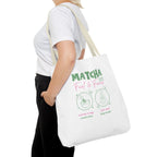 Eco Coffee Tea Shopper with 'Matcha: Fuel & Focus' Graphic