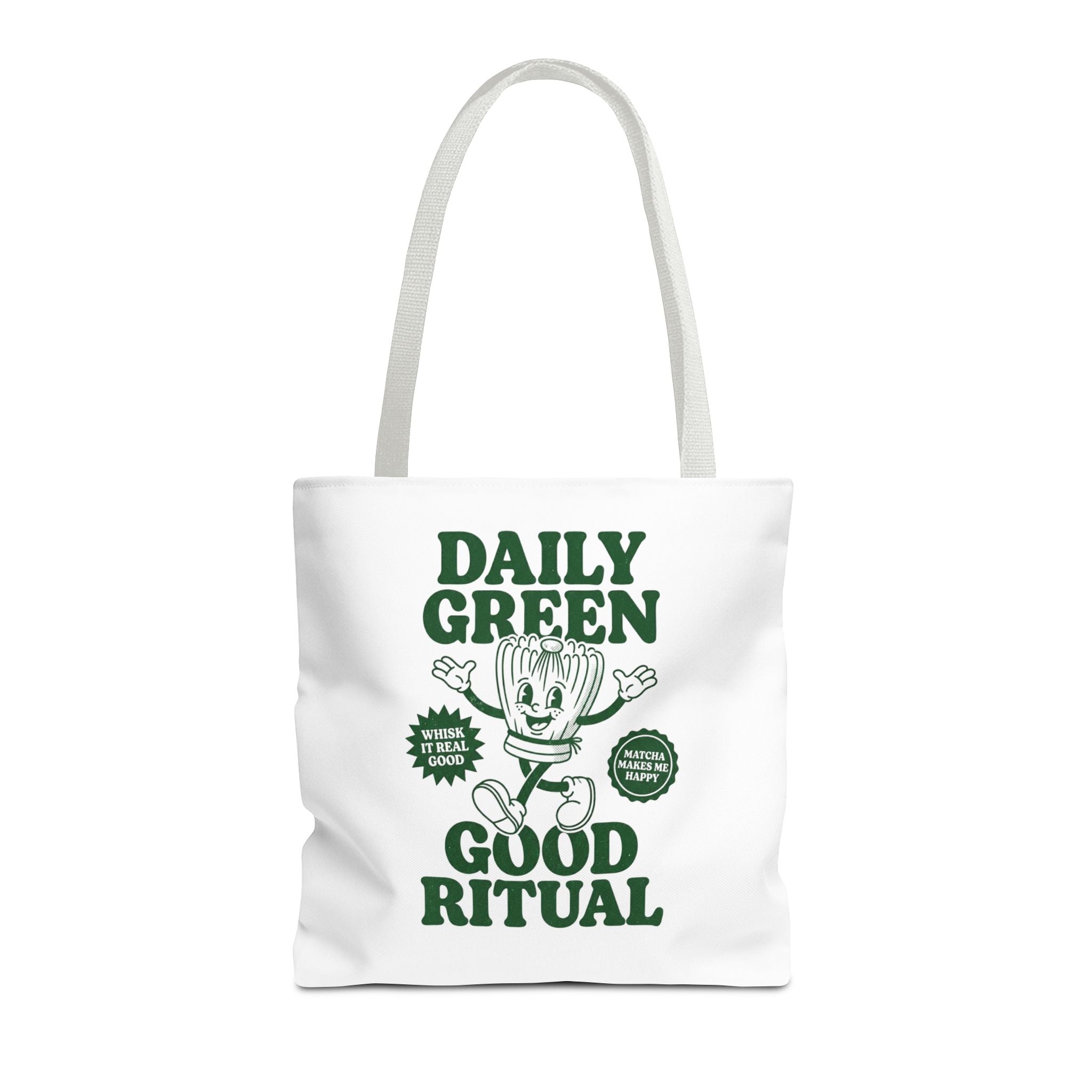 "Daily Green Good Ritual" Eco-Friendly Grocery Tote