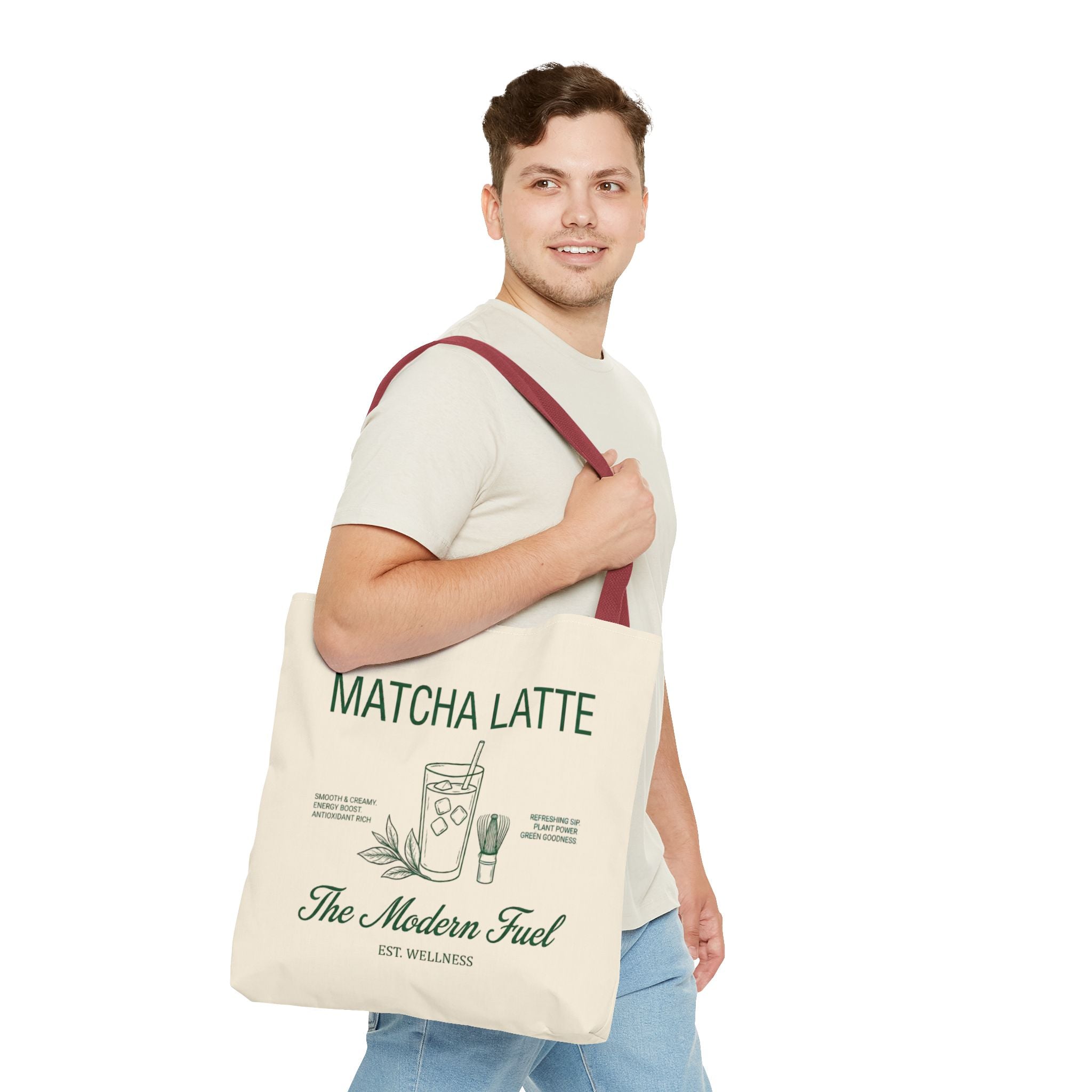 Matcha Latte Tote Bag