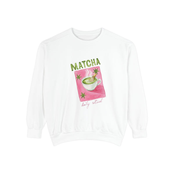 'Matcha, Daily Ritual' Graphic Crewneck