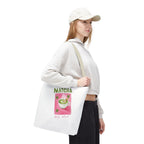 'Matcha Daily Ritual' Illustrated Tea Canvas Tote
