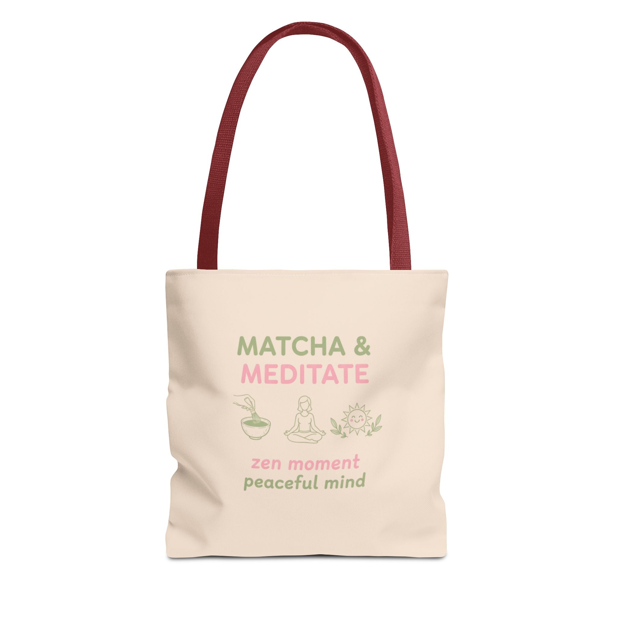 Zen Moment, Peaceful Mind Canvas Tote