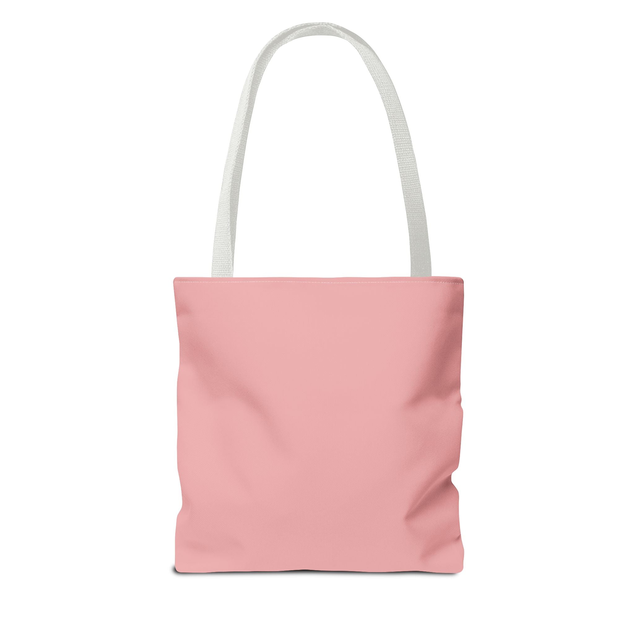 "Matcha Everything" Pink All-Over-Print Shoulder Tote