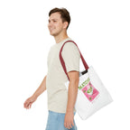 'Matcha Daily Ritual' Illustrated Tea Canvas Tote