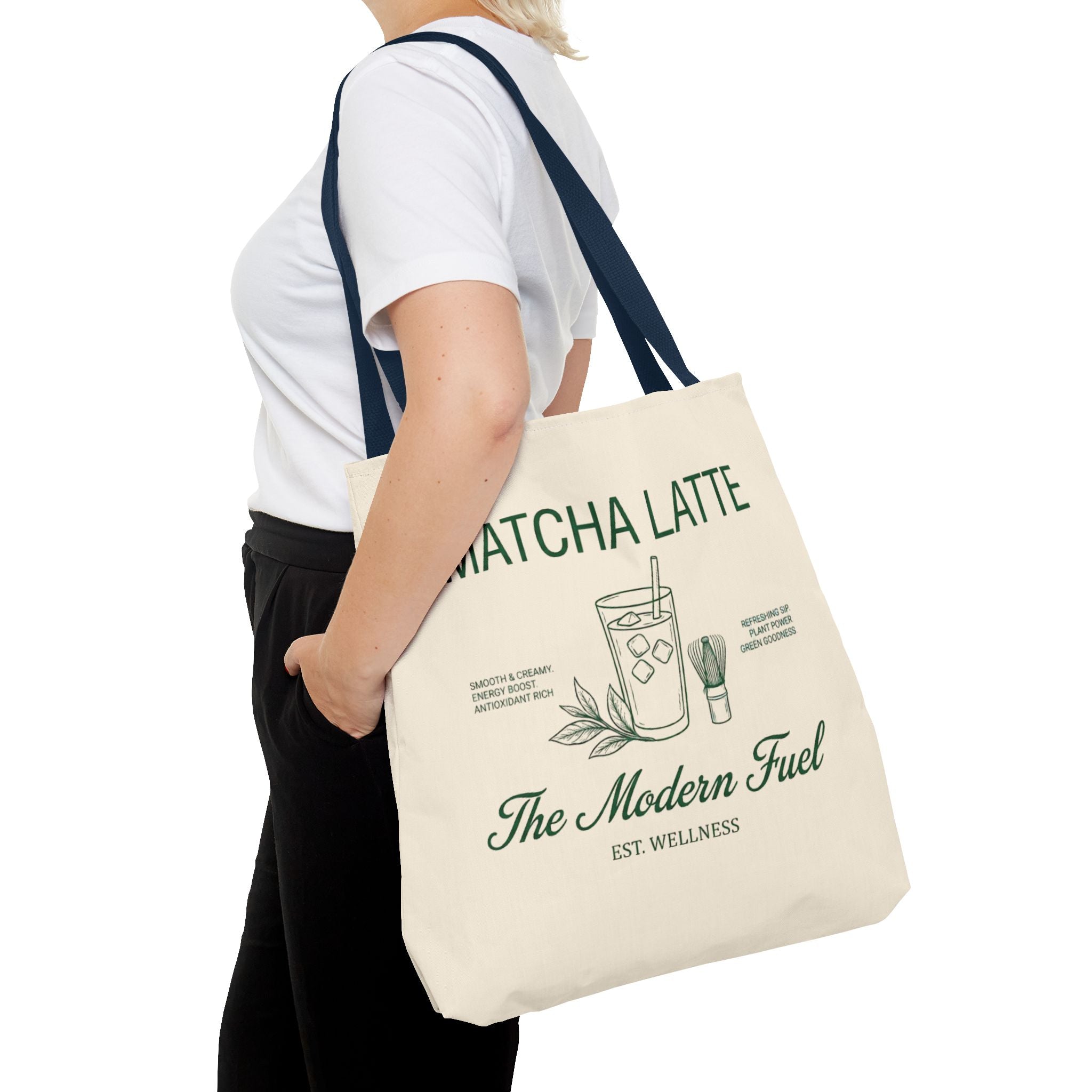 Matcha Latte Tote Bag