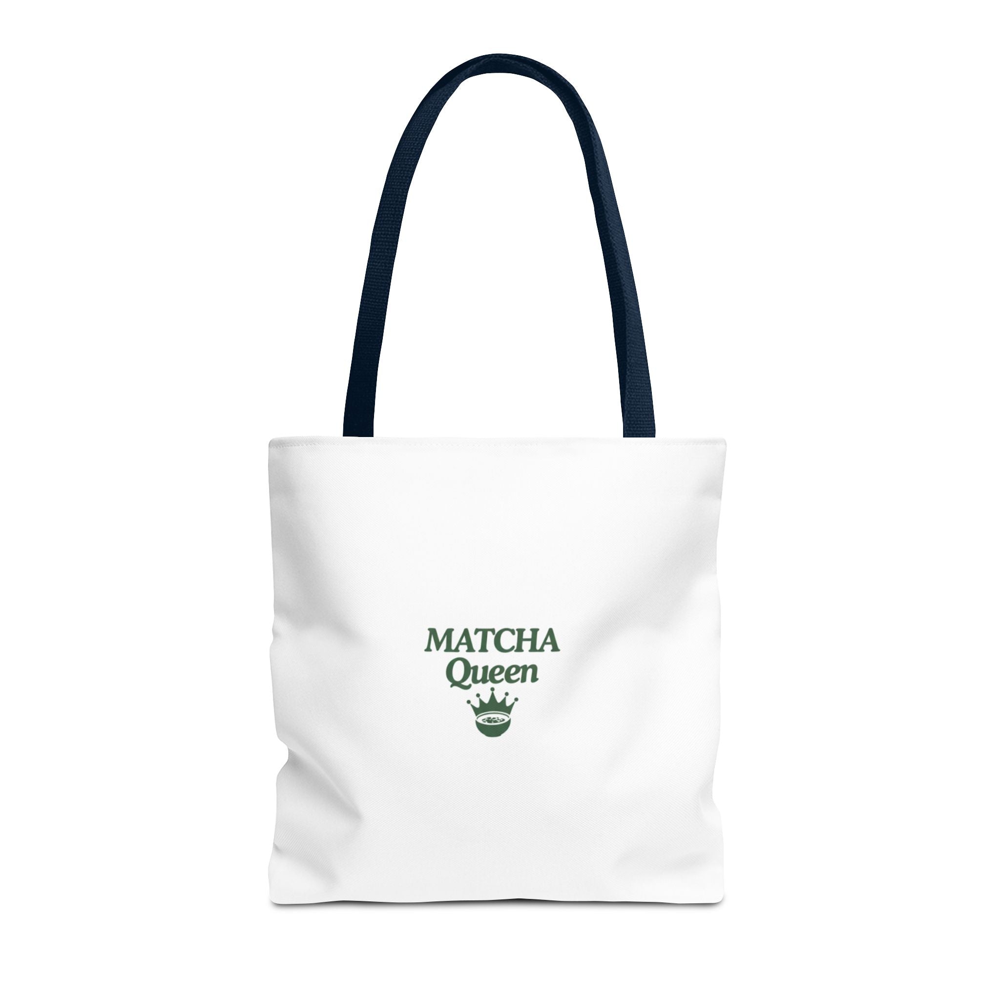 'Matcha Queen' Green Tea Lover Canvas Tote