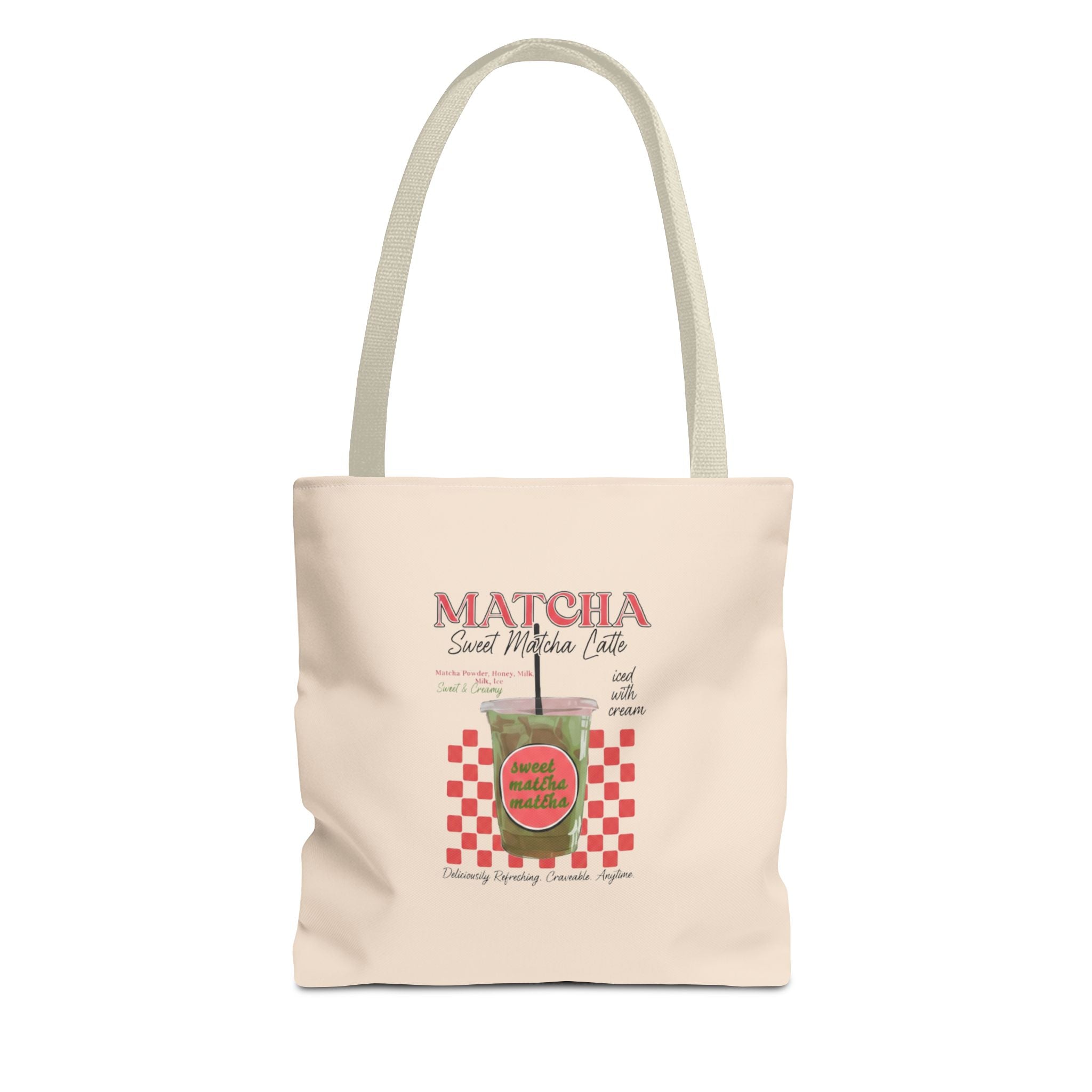 Retro 'Matcha Sweet Matcha Life' Reusable Grocery & Coffee Bag