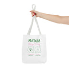 Cute Green Tea Illustration, 'Matcha Blissful Days' Eco Shopper