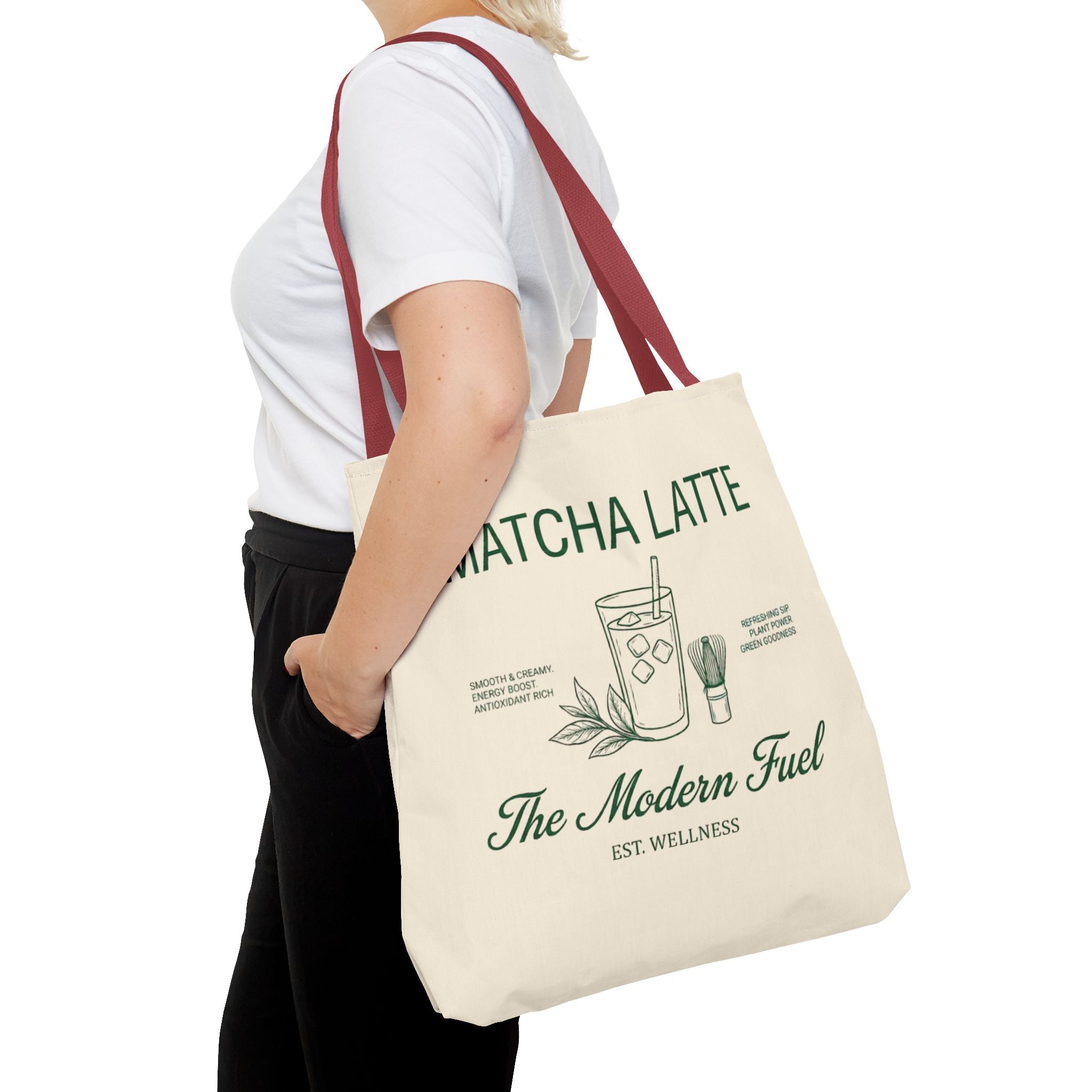 Matcha Latte Tote Bag